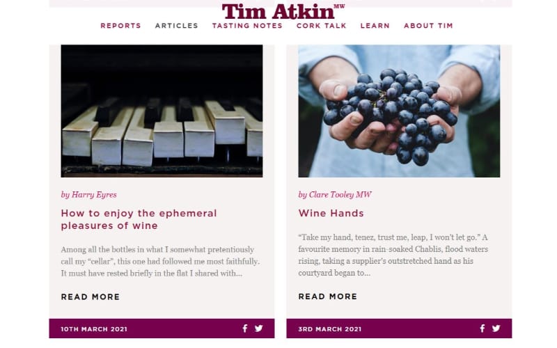 Tim Atkin blog