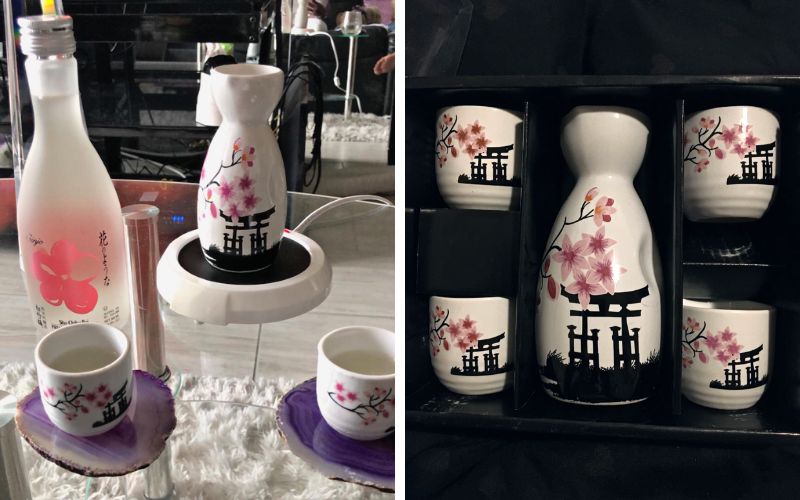 Tosnail Ceramic Japanese Sake Set