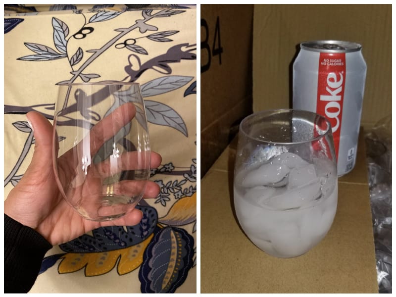 Oojami Stemless Reusable Plastic Wine Glass Customer Images