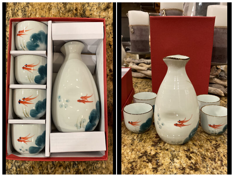 Old Craftsmen’s Japanese Sake Set