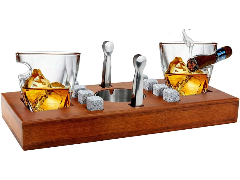 Bezrat Whiskey Glasses Gift Set