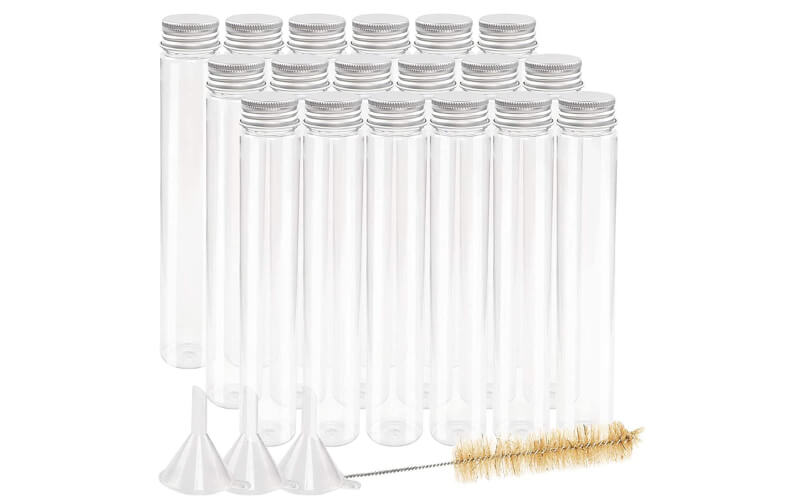 DEPEPE Test Tubes with Funnel and Brush