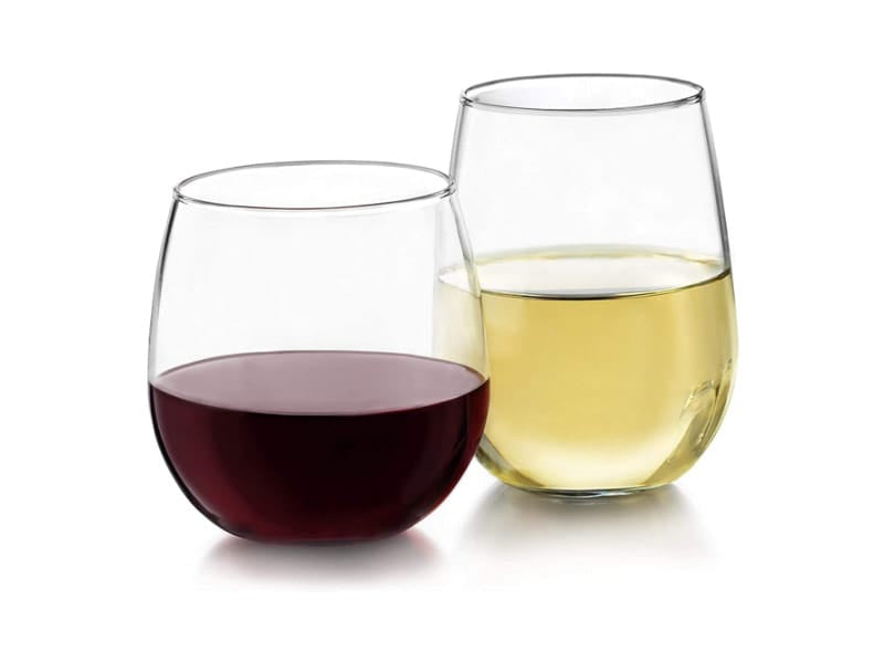 Libbey Stemless Wine Glass Set