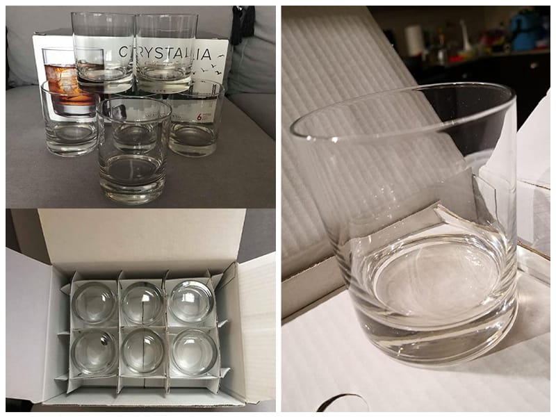 Crystalia Sacramento Bourbon Glasses Customer Images