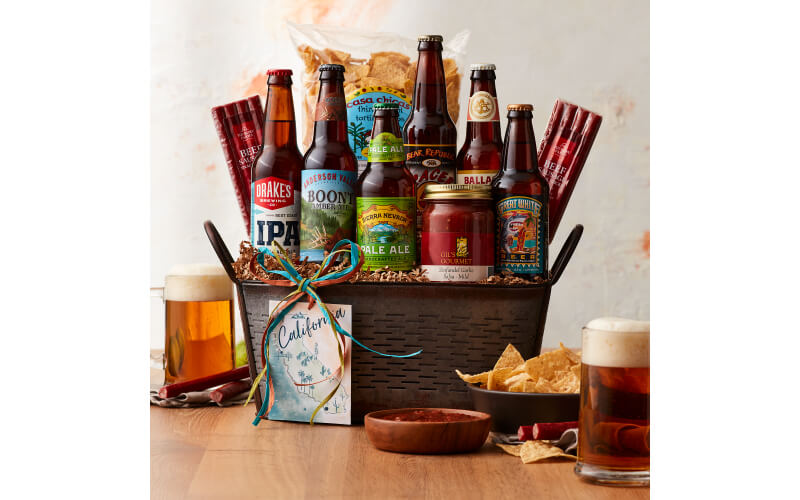 Hickory Farms California Craft Beer Basket