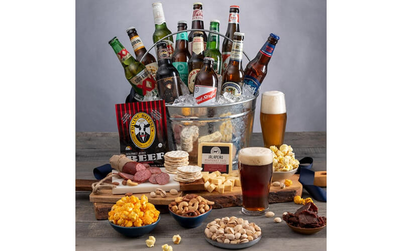 Gourmet Gift Baskets Around the World Beer Bucket