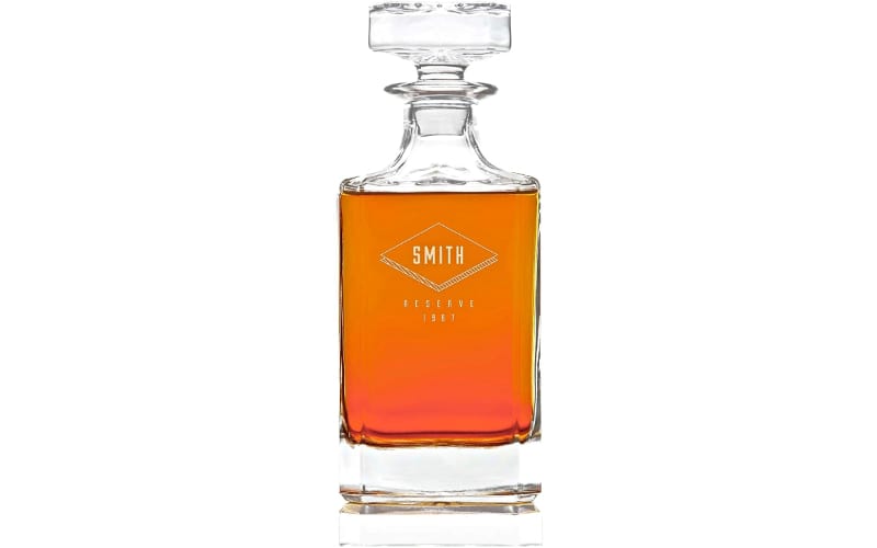 Swanky Badger Personalized Whiskey Decanter