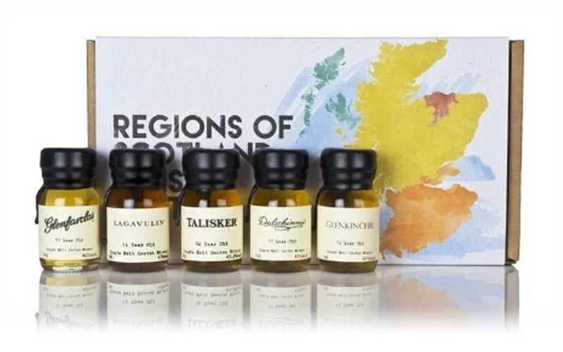 Regions of Scotland and Whisky Tasting Set