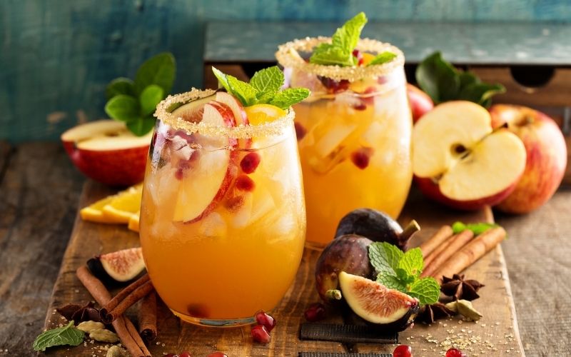 Fig Apple Cider Mimosa