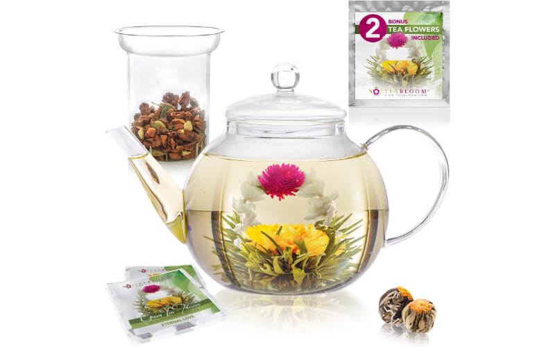 Teabloom Glass Teapot 