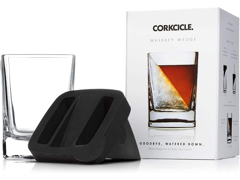 Corkcicle Old Fashioned Glass &amp; Silicone Ice Form