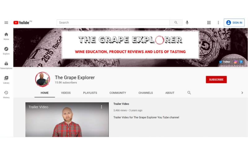 The Grape Explorer