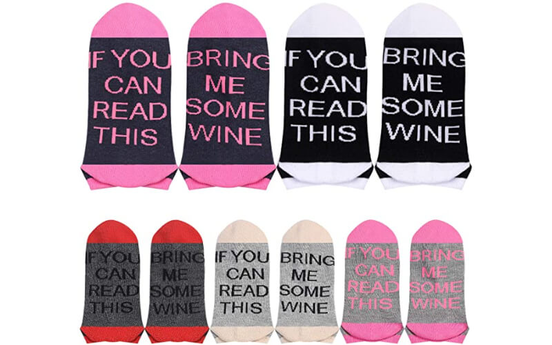 Funny Girls Party Wine Socks