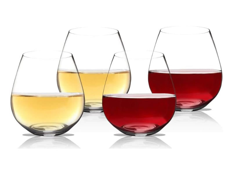 Wine Outside Unbreakable Stemless Wine Glasses