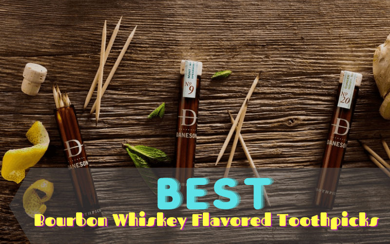 Various whiskey flavored toothpicks