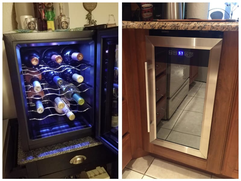 Nutrichef Dual-Zone Wine Cooler Customer Images