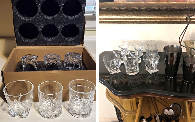 DeeCoo Whiskey Glasses Set