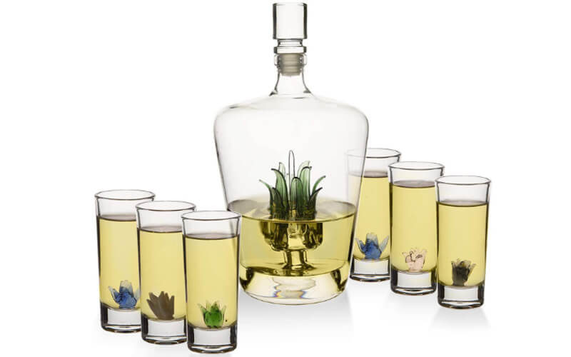Tequila Decanter Set with Agave