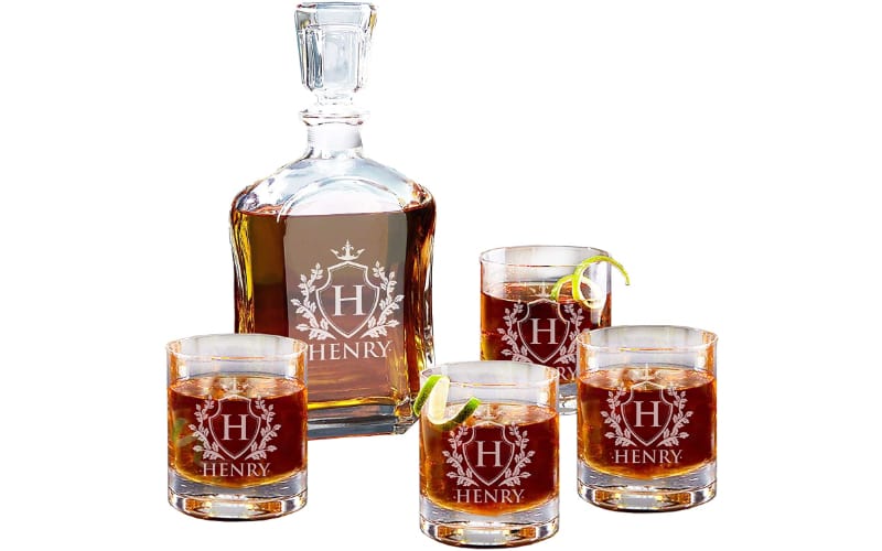  My Personal Memories Personalized Whiskey Decanter Set 