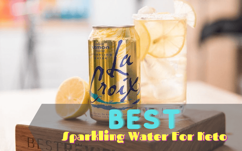 Group of sparkling water for Keto