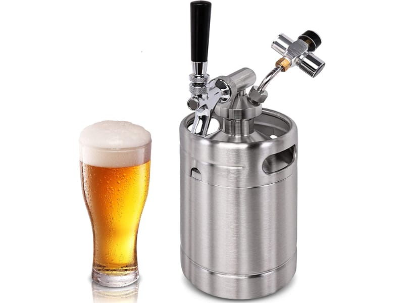 NutriChef Pressurized Beer Mini Keg System