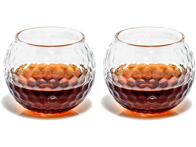  Prestige Decanters Golf Whiskey Glasses