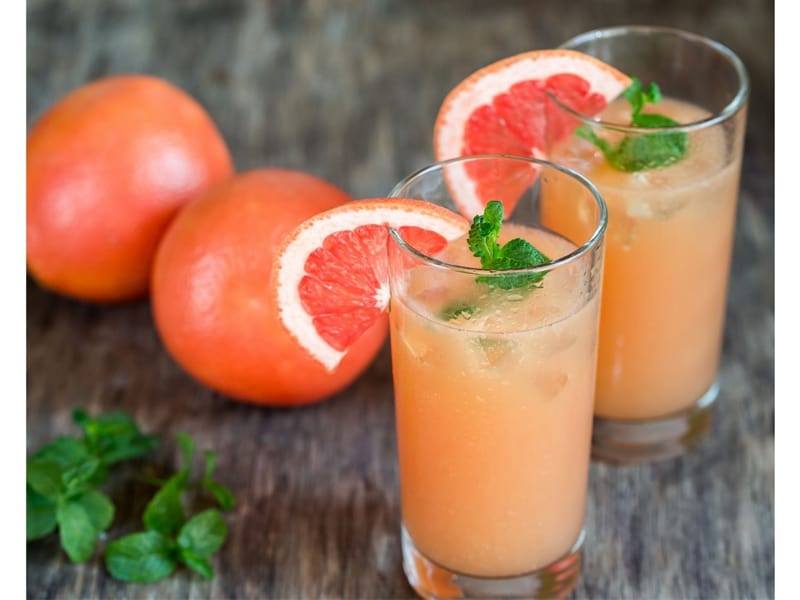 Grapefruit and Tequila Paloma Cocktail