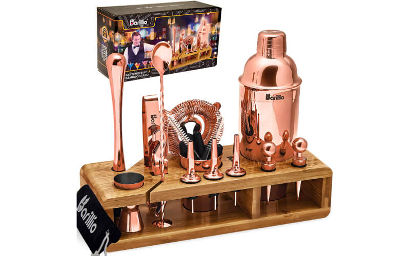 Barillio Copper 23-Piece Bartender Kit