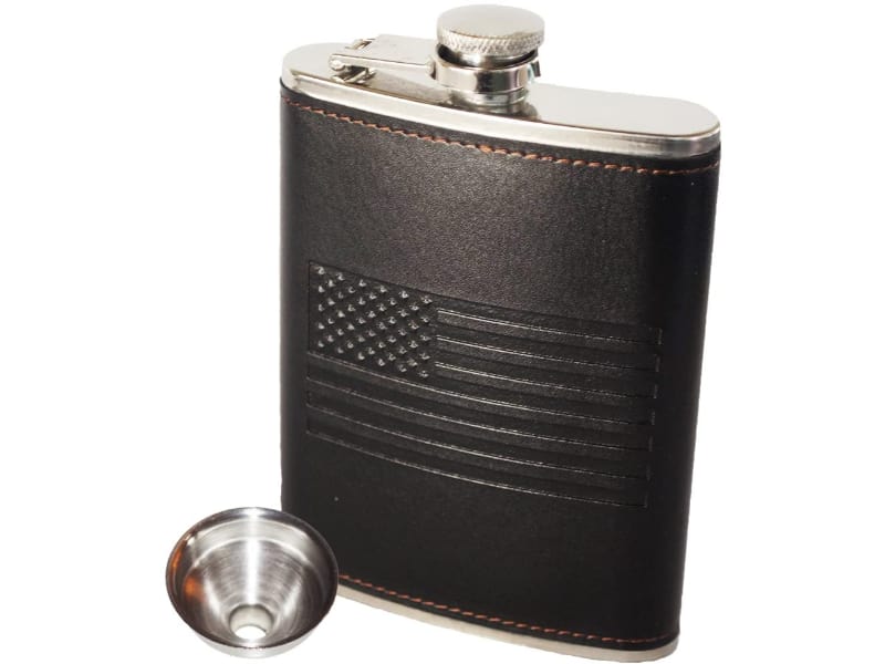 OUTZIE American Flag Flask