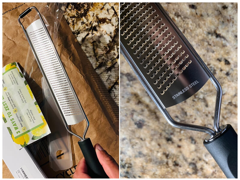 Grace & Grind Premium Lemon Zester/Grater