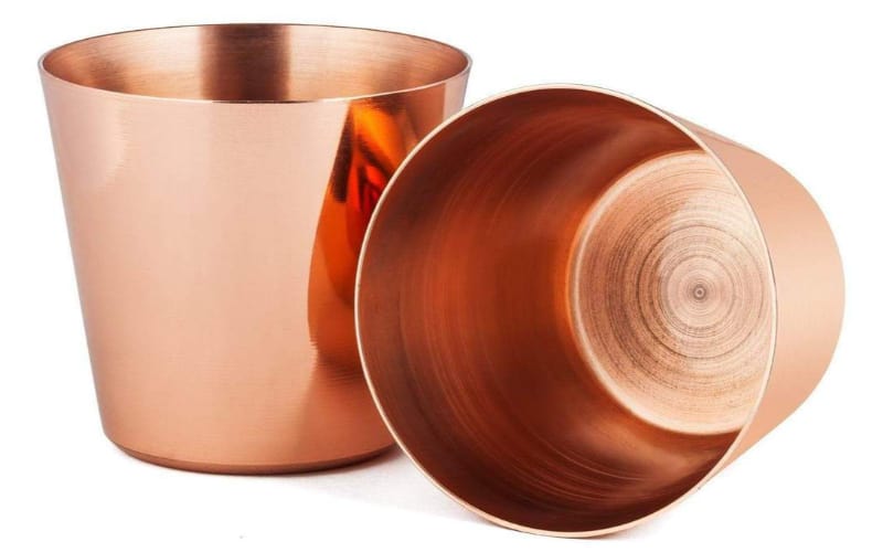 Advanced Mixology Copper shot glasses
