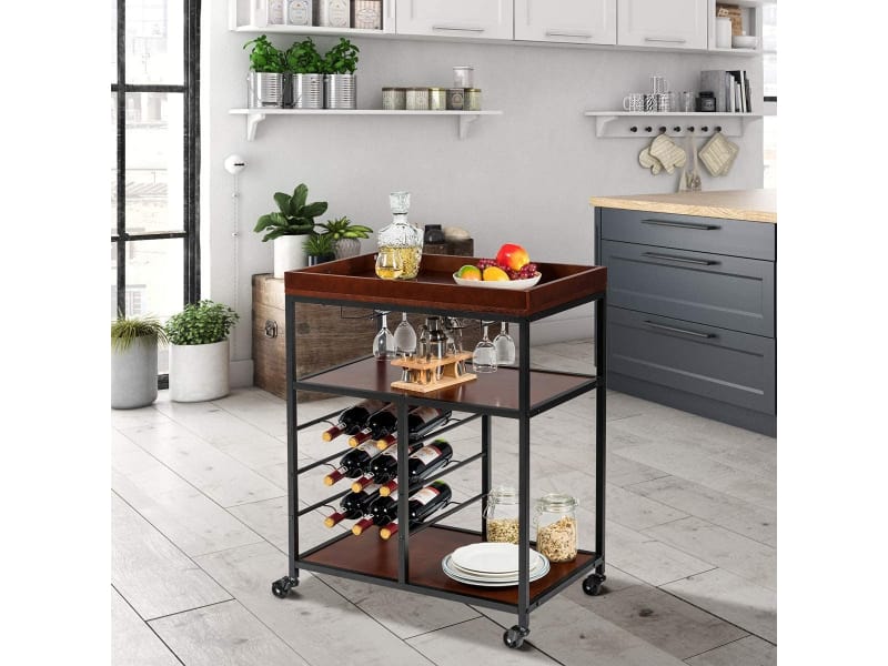 Giantex Serving Wine Cart