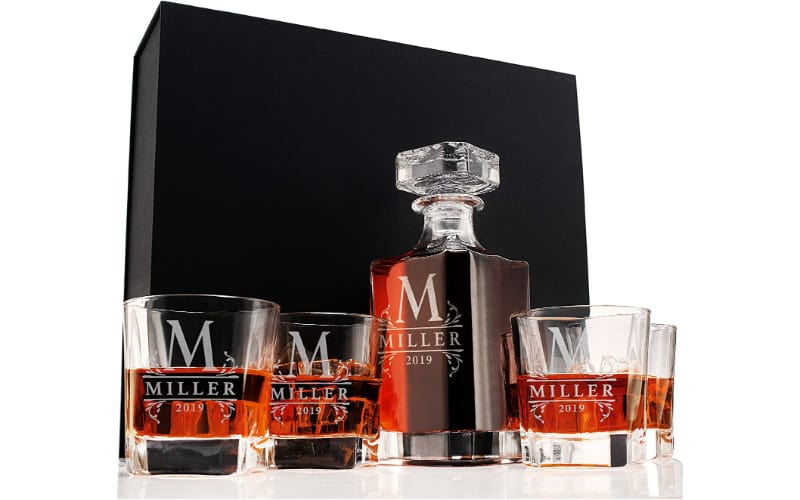 Amazing Items Personalized Whiskey Decanter Set