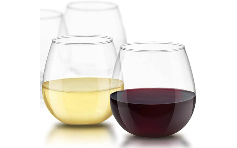 JoyJolt Spirits Stemless Wine Glasses