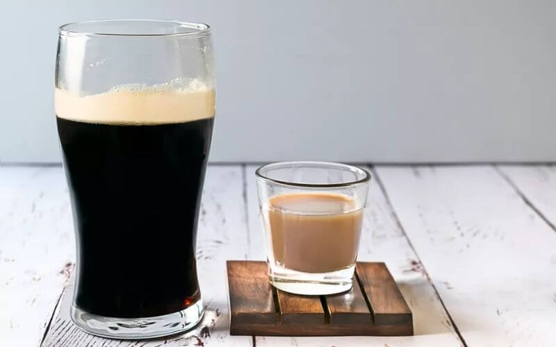 A glass of Irish Car Bomb - Image by The Spruce Eats