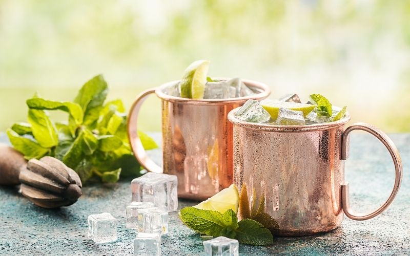 A glass of Mexican Mule