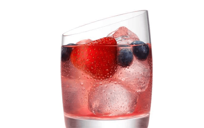 A glass of Stars and Stripes Cocktail