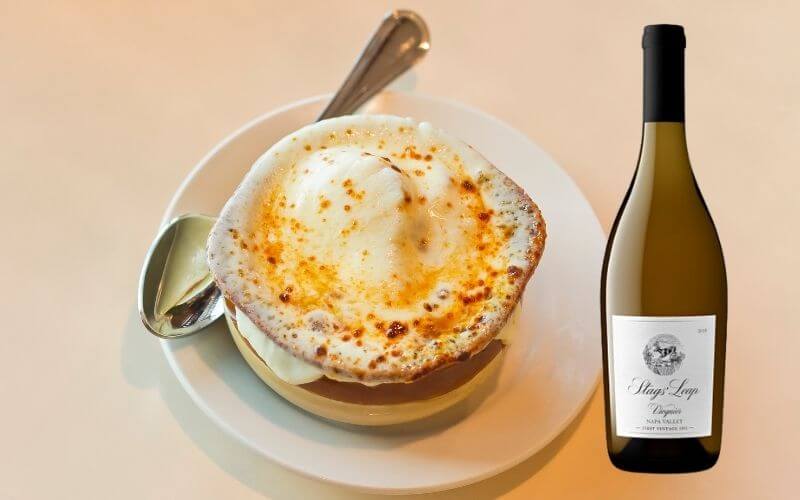 French Onion Soup and Viognier