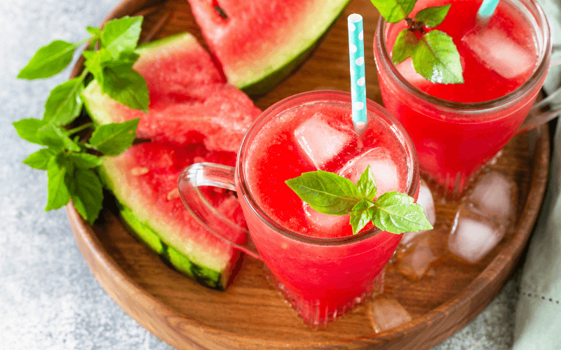  A watermelon cocktail