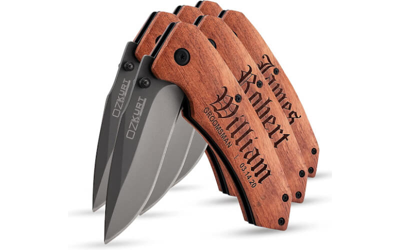 Amazing Items Personalized Pocket Knife for Groomsmen
