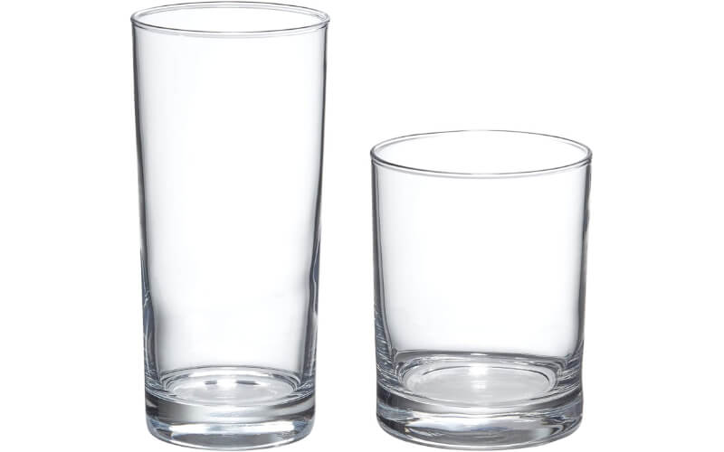 Amazon Basics Admiral Old Fashioned and Coolers Glass Set