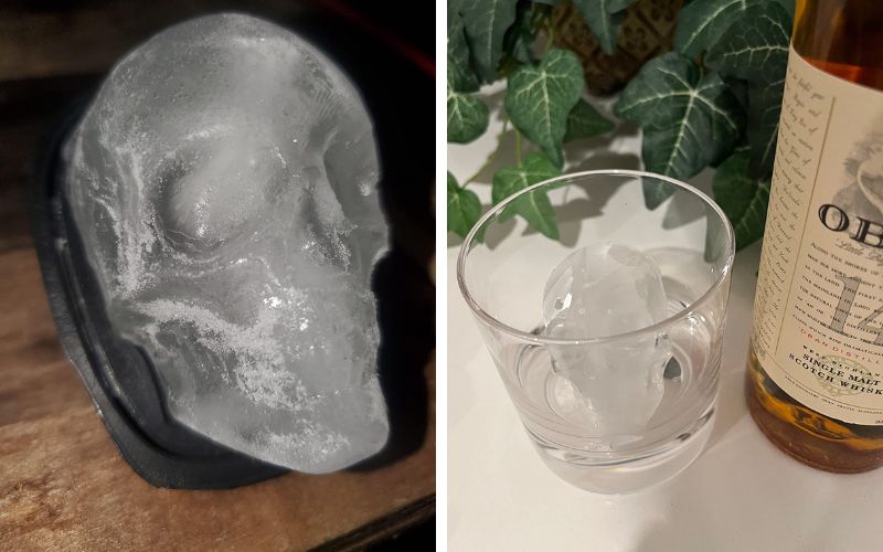 Antenda 3D Skull Ice Cube Mold