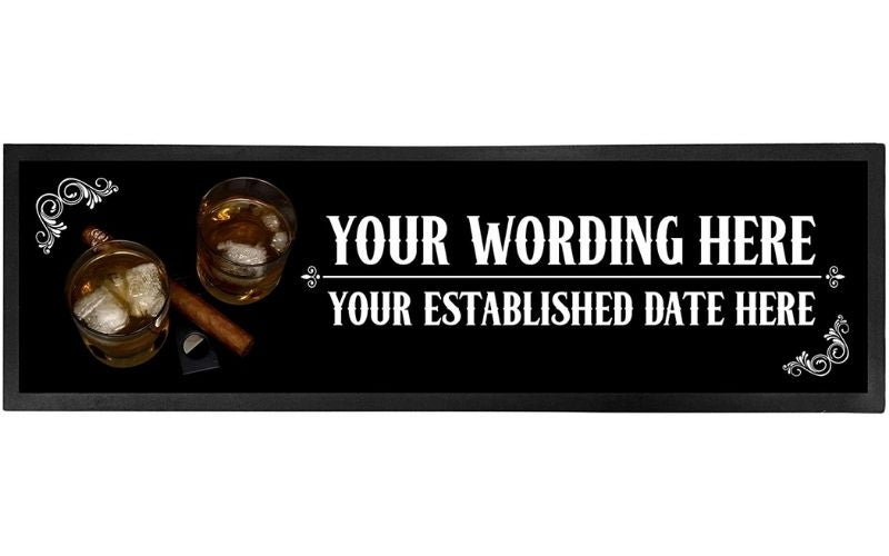 Bang Tidy Personalized Bar Runner Mat