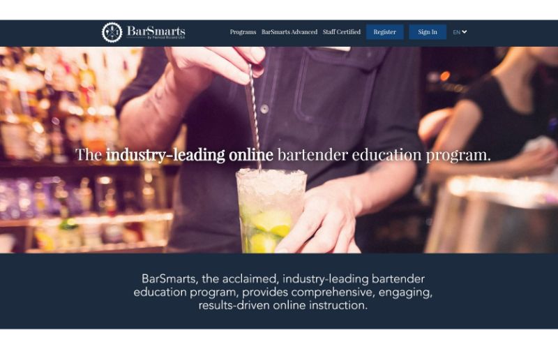 BarSmarts Online Bartending School for Beginners