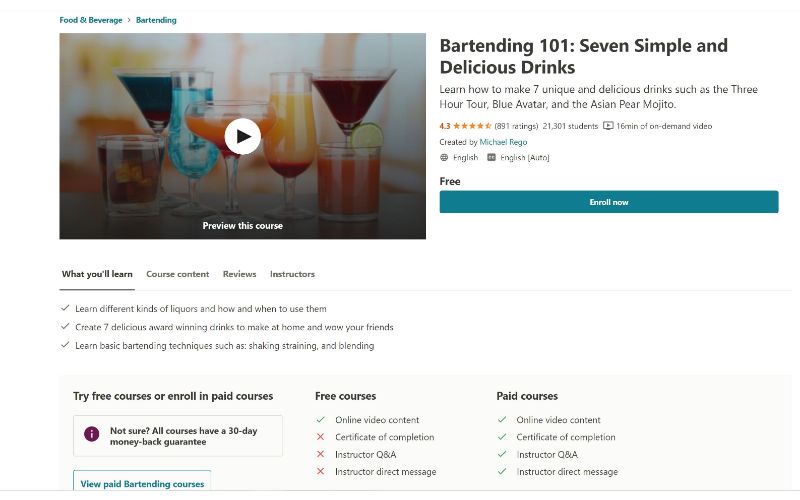 Bartending 101: Seven Simple and Delicious Drinks