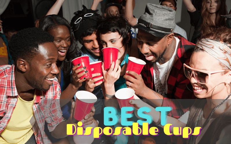 People drinking using party cups