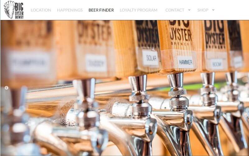 Big Oyster Brewery website