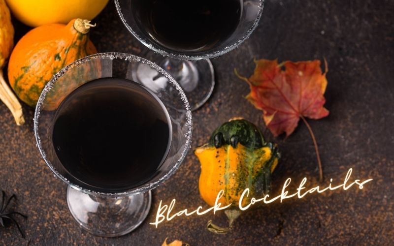 Black Cocktails to Enjoy Halloween