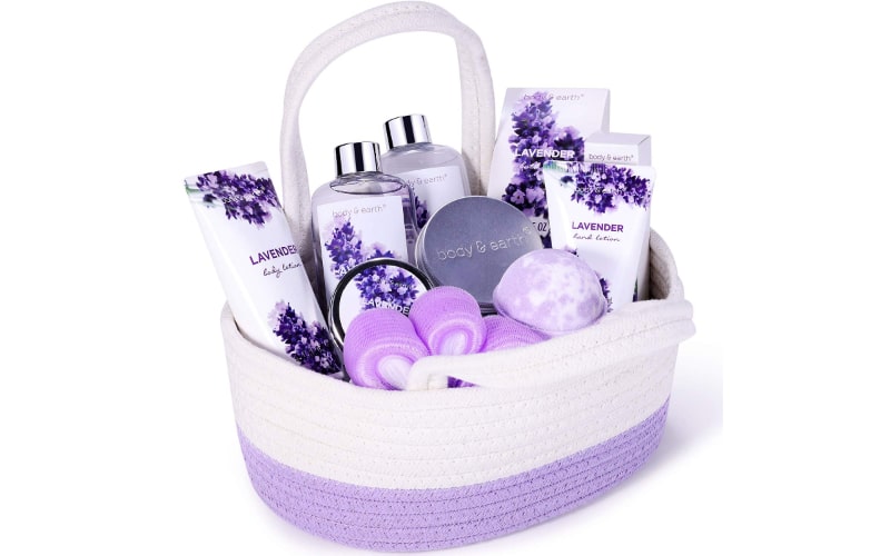 Body & Earth Lavender Bath Spa Gift Set 