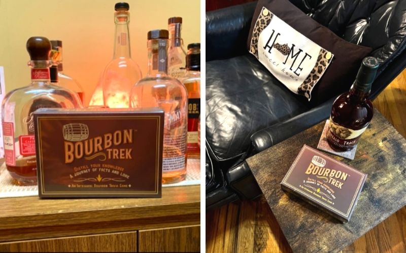 Bourbon Gifts for Men Trivia Card